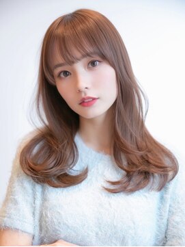 ユーフォリア 青山(Euphoria) 大人可愛い韓国風ロングレイヤーツヤ感美髪ウェーブ