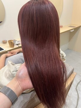 ピピバイヨーク(pipi, by yoke.) 艶髪/透明感カラー/ローズピンク/ロング