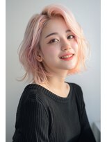 サロンドアンアリー(Salon de an Ally)&nbsp;ピンクブリーチダブルカラーハイライト20代30代40代50代六町