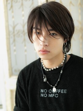 モッズ ヘア 福岡姪浜店(mod's hair) mod's姪浜/黒髪ダークアッシュブラック無造作メンズロングg