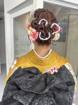 カシェル(cashel)&nbsp;ふわふわアレンジ/タイトヘアセット/成人式ヘアセット