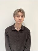 【寺本】ハイトーンメンズ/センターパートヘア