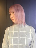 マジコ 原宿(Magico)&nbsp;ボブ/ピンクカラー/ペールピンク/ブリーチ/ダブルカラー/原宿