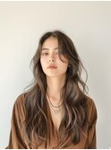 髪質改善巻き髪ロング艶髪ベージュ20代30代40代
