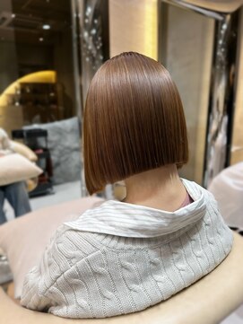 アンフィニー 仙台(ANFINI) 仙台髪質改善縮毛矯正韓国レイヤーイメチェン外ハネボブ顔周り