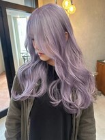 ウェイビーズ(WAVY'S)&nbsp;xブリーチ/イメチェン/ホワイトブロンド/外ハネボブ/美髪/