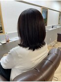 ミディアムレイヤーのストレートパーマ