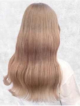 タル(taru) 【髪質改善/縮毛矯正】ミルクティーベージュ/ベージュ