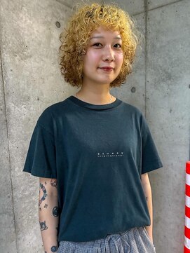 アンドピース and peace ブリーチパーマ