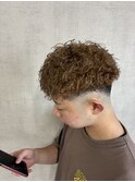波巻きツイストスパイラル　ツイストピンパーマ　ビジネス