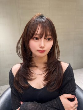 ロンドウル 熊本(Lond ulu) 暗めカラー/レイヤーカット/髪質改善/縮毛矯正/韓国ヘア