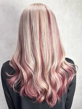 ルノン(LUNON) 暗めカラーグランマッシュデザインカラーフェイスフレーミング