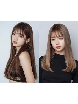 髪質改善カラーが人気!鮮やかな色味×艶感×パーソナルカラーでなめらかな指通りに♪成増駅/成増/成増駅