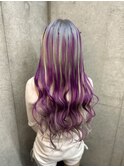 紫メッシュ