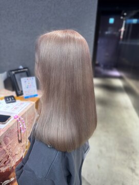 エン 栄店(enne) 大人ガーリー/ダークアッシュ/ミディアムレイヤーカット/栄