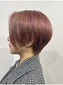 ☆白髪染めを使わずにピンクベージュ