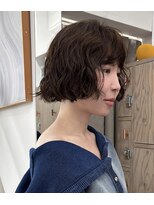 ナヌークカフラ(nanuk kafla)&nbsp;ドライパーマ/ボブパーマ/ダークブラウン