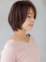 カバーヘア ブリス 北浦和(COVER HAIR bliss)&nbsp;スモーキーブラウンひし形マッシュショートボブX北浦和30代40代