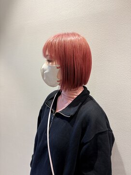 クレスエディット(CLESC'EDIT.) 切りっぱなしボブ×ピンク