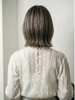 ニコリヘアワークス(nicori hair works)&nbsp;ボブ×外ハネ×ハイライト1