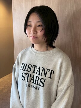 ジュベ(juve.) 大分ミニウルフ顔周りレイヤーカット