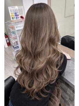 ラピス 横浜(Lapis) Hブラウンベージュシールエクブリーチなしカラーレイヤーカット