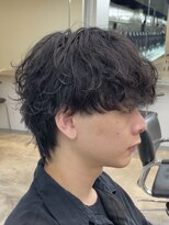 フィフスパーク(fifth PARK) シャドウパーマ波巻きスパイラルパーマ緩めパーマメンズマッシュ
