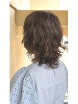 チル アウト ヘア ロジック(chill out hair Logic)&nbsp;ウルフレイヤー×パーマ×ハイライト
