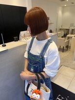 アヴァンス 江坂店(AVANCE.)&nbsp;オレンジブラウン×ミニボブ