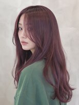 ジールサロン つくば本店 ブリーチなし ピンクカラー 10代 20代 30代