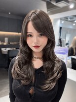 ユーフォリア 池袋東口駅前店(Euphoria)&nbsp;【Euphoria MITSUKI】透明感チョコグレージュ×韓国レイヤー