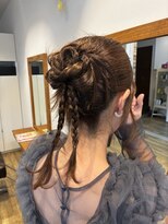小さな美容室 ハナ(hana)&nbsp;結婚式のお呼ばれヘア♪