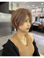ビューエヒメ(VIEW EHIME)&nbsp;20代30代40代小顔くすみベージュマッシュショート