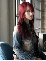 アルテエクステンション(arte extension)&nbsp;赤髪ミディアム/プルシールエクステプレミアムダイヤ100本