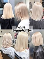 ワンスタイル(One style)&nbsp;【1日でWhite colorにされたい方】ケアブリーチ3回＋髪質改善