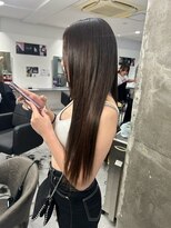 キング 京橋店(K!ng)&nbsp;縮毛矯正髪質改善レイヤーカットハッシュカットダブルカラー