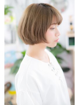 ミック ヘアアンドビューティー 大山店(miq Hair&Beauty) シルエットが◎のピュアボブ