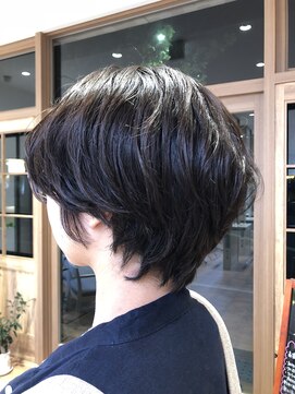 エメ バイ ヘアーポケット(aimer by hair pocket) *+aimerが叶える...大人可愛い小顔ショートボブ*
