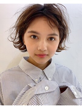 グッデイ ヘアー(GOOD DAY HAIR) シアーベージュ シアーグレージュ  ボブ  黒髪 デジタルパーマ