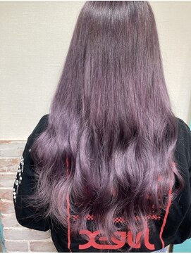 リエコー(RE'ECHO) バイオレットカラー　エクステ/髪質改善トリートメント/韓国