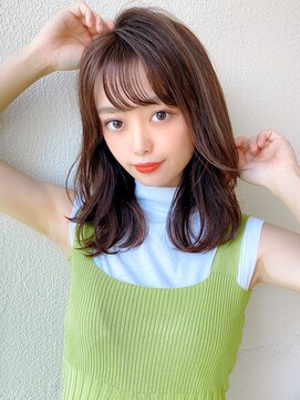 アフロート エル 錦糸町(AFLOAT L) 大人可愛い/透け感/前髪/小顔/くびれミディ/ラベンダーカラー