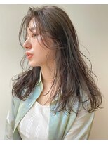 ブリンク(blink)&nbsp;レイヤーロング、オリーブベージュ