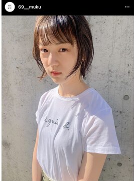 ムク(MUKU) 透明感ボブ