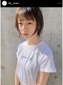 透明感ボブ
