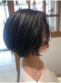 丸みショートボブ