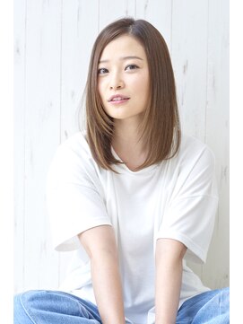 ノアエクレ 銀座(noah ecle) 【noahecle銀座】グレージュ似合わせナチュサラストレート