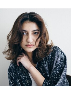 ピズム(PISM) 大人エアリーミディ/ショコラベージュ/カールパーマ