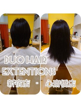 デュオヘアー エクステンションズ 新宿 セミミディアムロングヘアー♪♪♪