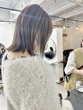 ヒビヲ(HIBIO) 脱白髪染めハイライト白髪ぼかしリタッチハイトーンダブルカラー