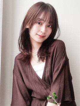 ガーランドツー(Garland 2F) ピンクベージュ/ウルフ/くびれ/前髪/インナーグレージュ/池袋